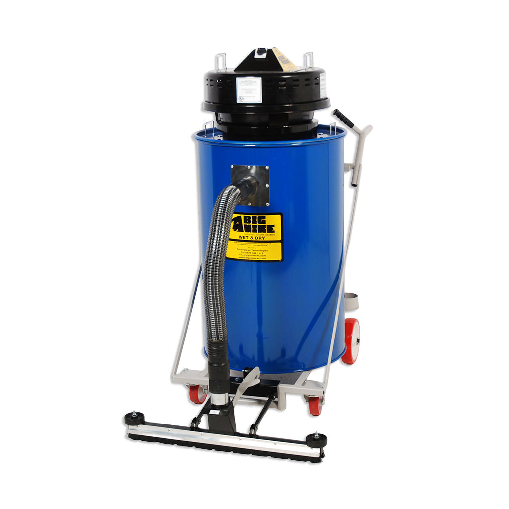 Big Mike Wet & Dry Industrial Vacuum Cleaner, 120V or 240V